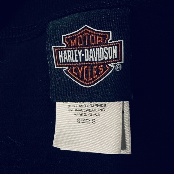 HARLEY-DAVIDSON Heritage V Neck Shirt Size Small - Picture 7 of 7